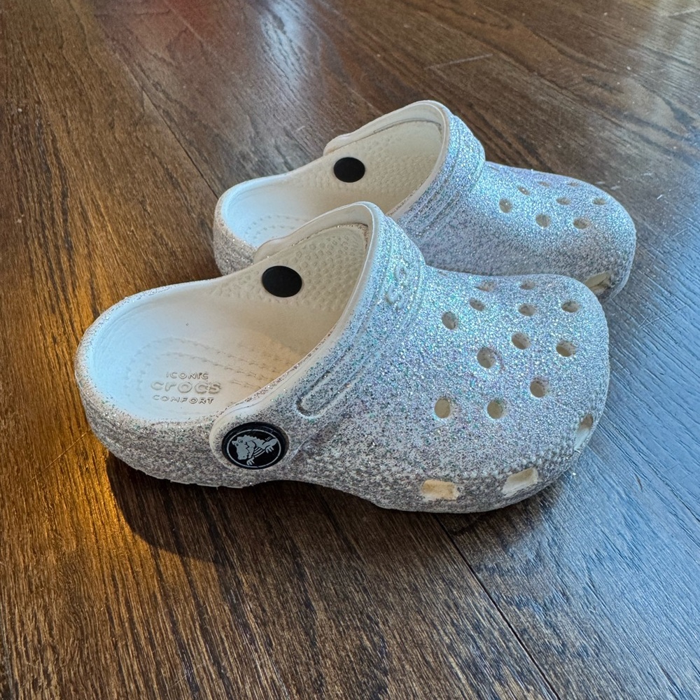 Crocs Toddler Classic Fantasy Glitter Clog
